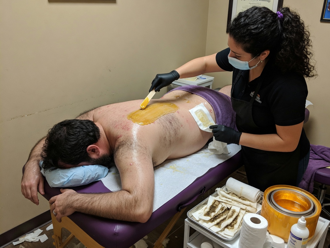 Back Waxing in Richmond, VA
