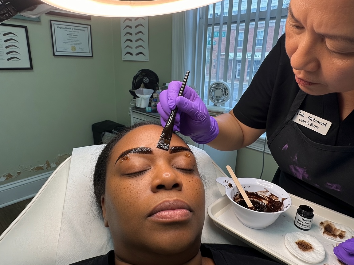 Brow Tinting in Richmond, VA